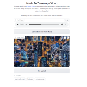 Music To Zeroscope