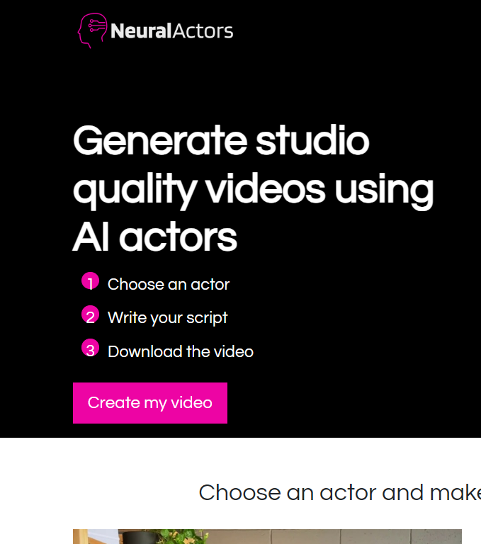 Neural Actors