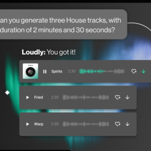 Loudly